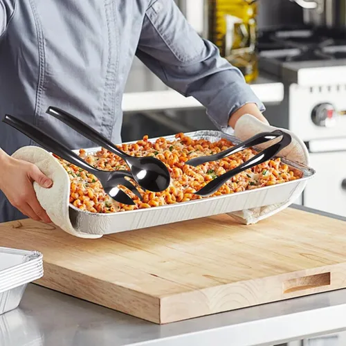Miniatura 3 de Sartén poco profunda de aluminio de tamaño completo – Sartenes poco profundas desechables de papel de aluminio para la preparación de alimentos