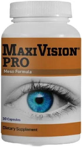 MaxiVision® PRO Meso Formula - Mesozeaxantina - Luteína - Zeaxantina - 30 Cápsulas, 1 Botella (30 Cápsulas, 30.00, Recuento)