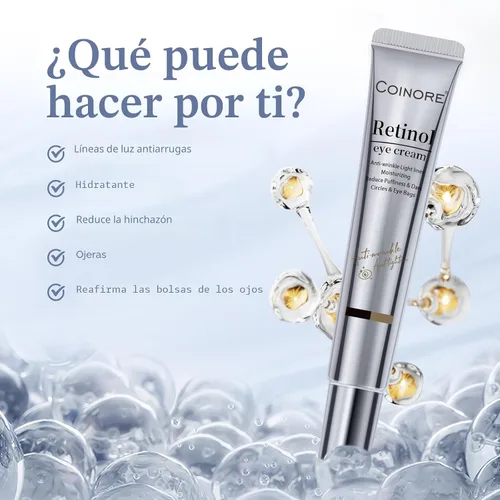 Miniatura 3 de Crema para debajo de los ojos con retinol – Crema antienvejecimiento para ojeras, hinchazón, arrugas, reduce las bolsas de ojos, líneas finas