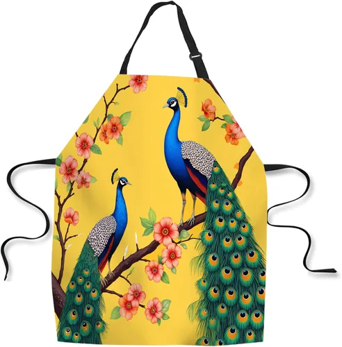 Miniatura 15 de Delantal de Cocina Faro con Puesta de Sol Delantal para Hornear en Casa Chef Delantal Impermeable para Mujeres y Hombres 31X27 Pulgadas