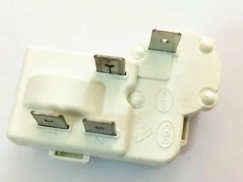 Miniatura 5 de Relé de arranque PTC del compresor del protector de carga del refrigerador de 4 pines Se adapta al congelador Haier Siemens Hotpoint ZHB65-120P15