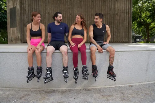 Miniatura 9 de Panther - Patines en línea para hombre con correa ajustable, ruedas de 3.228 in, ajuste suave para comodidad Patines de larga distancia Roller