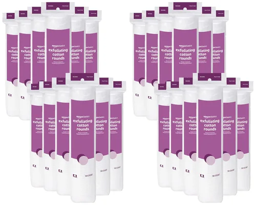 Miniatura 9 de Amazon Basics Algodón exfoliante redondo, 600 unidades (6 paquetes de 100) (anteriormente Solimo)