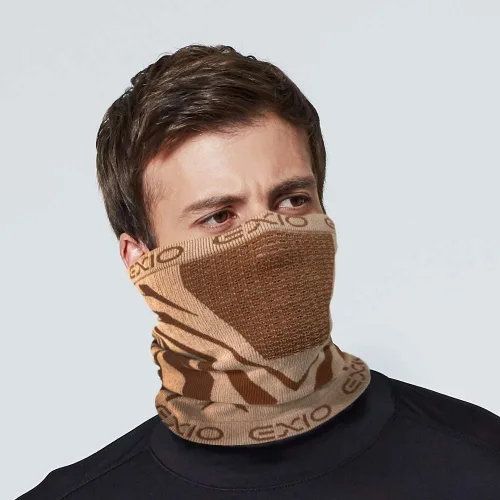 Miniatura 2 de EXIO - Polainapasamontañas abrigador para el cuello, en invierno (1 paquete o 2 paquetes) Cobertura facial a prueba de viento para esquí, snowboard