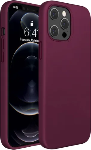 Miniatura 217 de Miracase Funda diseñada para iPhone 13, con protector de pantalla de vidrio templado, forro de microfibra suave antiarañazos, funda de goma