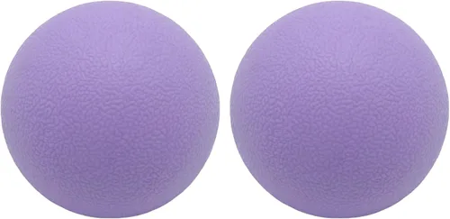 Miniatura 10 de Pelota de masaje pequeña y dura, paquete de 2. Bolas de lacrosse tamaño de bola para fascia, punto de gatillo, tejido profundo, liberación Naranja