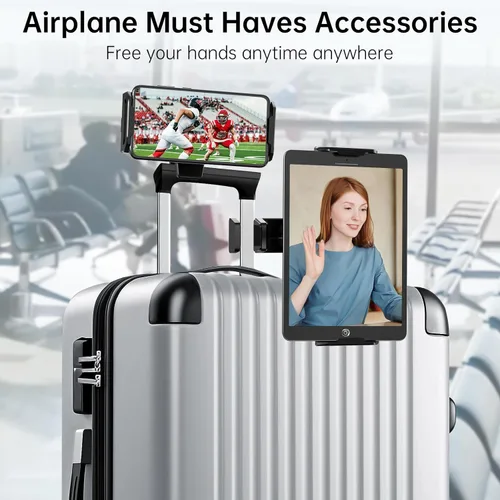 Miniatura 2 de Soporte para tableta: soporte para iPad de avión/Kindle/teléfono para iPad y tabletas, soporte de tableta de viaje para respaldo de asiento