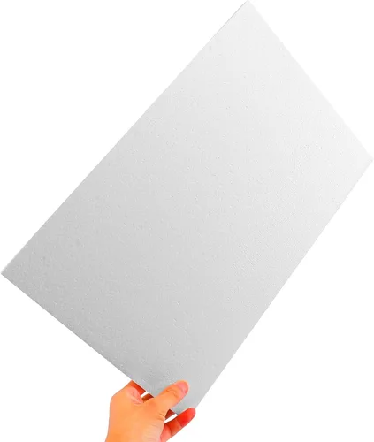 Miniatura 3 de AMZQNART Bloque de espuma para manualidades, bloques rectangulares de poliestireno expandido de 0.5 pulgadas de grosor de 17 x 11 pulgadas, paquetes