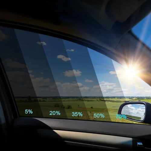 Miniatura 6 de Película de tinte para ventanas de auto, 50% VLT, 20 pulgadas x 10 pies, tintes de ventana de cerámica, bloquea el 99% de los rayos UV e IR