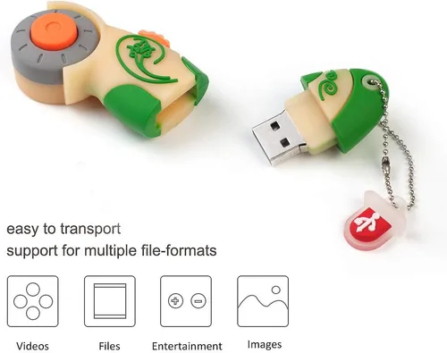 Miniatura 4 de Novedad USB Flash Drive 16GB Rotary Cutter Forma Pulgar Drive Regalo Pendrive