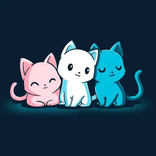 Miniatura 2 de TeeTurtle Camiseta Standard Inclusive Kitties