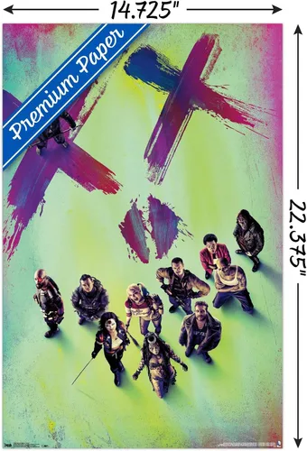 Miniatura 3 de Trends International DC Comics Movie - Escuadrón suicida - Póster de pared teaser, 14.725 x 22.375 pulgadas, versión premium sin marco