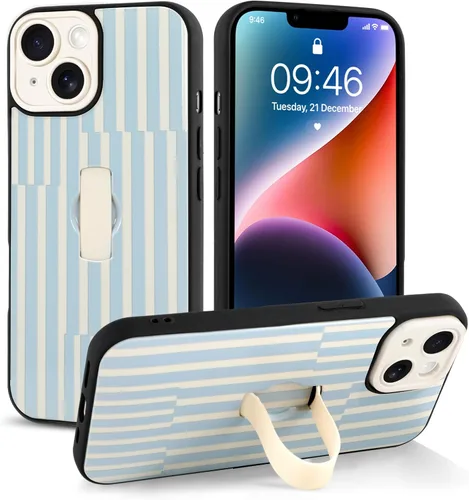 Miniatura 80 de Funda compatible con iPhone 17 Pro Max con correa de mano para los dedos, funda de teléfono con estampado de leopardo y guepardo para mujeres