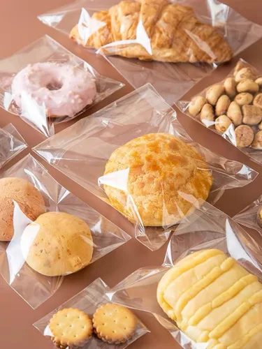 Miniatura 3 de Bolsas transparentes resellables de celofán buenas para panadería, velas, jabón, galletas, 100 unidades, 200 unidades, 300
