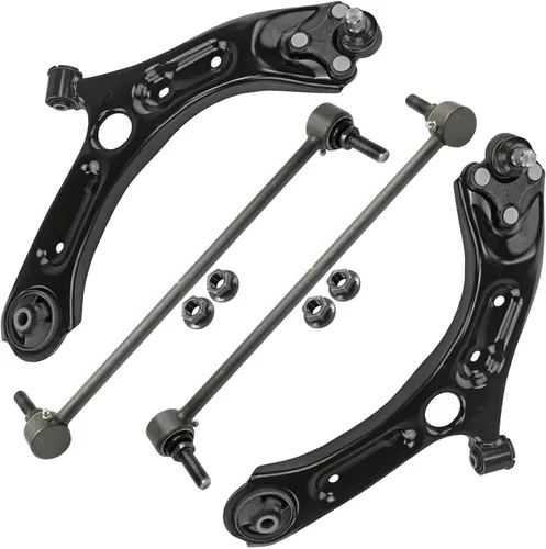 Miniatura 123 de Detroit Axle - Brazos de control superiores traseros para Chrysler 300 Dodge Challenger Charger Magnum, reemplazo del conjunto de brazos de control