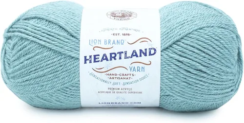 Miniatura 74 de Lion Brand Yarn Heartland Yarn - Hilo multicolor para tejer, tejer y tejer, paquete de 3, color congaree
