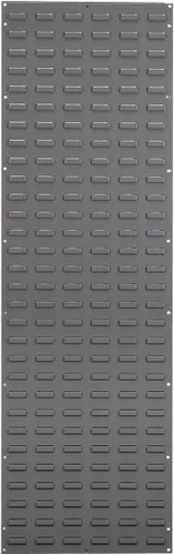 Miniatura 13 de Akro-Mils 30632 - Riel de almacenamiento de acero con listones de acero para almacenamiento de pared resistente para AkroBins, 32 pulgadas de ancho