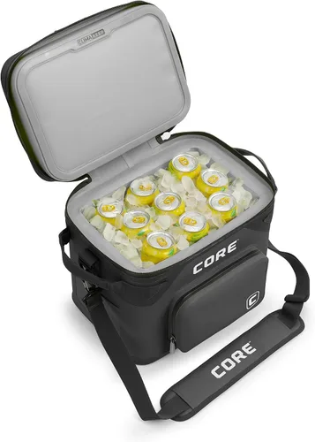 CORE - Bolsa de enfriador suave a prueba de fugas magnética con cremallera impermeable | Bolsa aislada enfriador portátil | Mejor enfriador suave