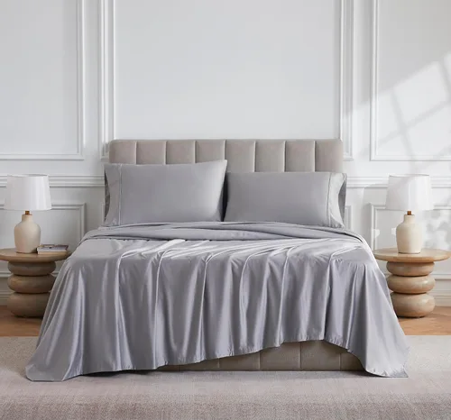 Miniatura 21 de Linen Closet Juego de sábanas de 1000 hilos de algodón egipcio de 4 piezas, 100% satén de algodón, ropa de cama de lujo con bolsillo profundo de 18