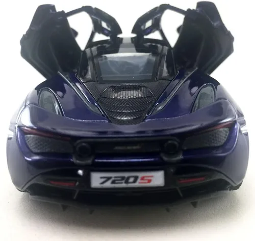 Miniatura 6 de KiNSMART McLaren 720s 5 pulgadas 1:36 escala de metal fundido a presión modelo de juguete súper deportivo (4 juegos)