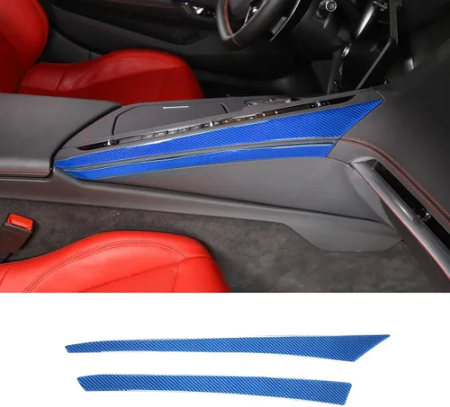 Miniatura 15 de TOYCIDFG Caja de almacenamiento para panel de palanca de cambios de consola central de automóvil, cubierta lateral para Chevrolet Corvette C8 Z06