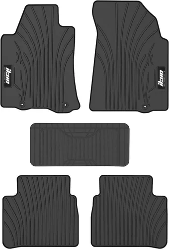 Miniatura 8 de IKON MOTORSPORTS, Alfombrillas Compatibles con Nissan Altima Sedan 4 Puertas 2013-2018, Revestimiento de Piso de Nylon Beige de Fábrica para Frente