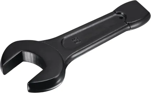 uxcell Llave de golpe de extremo abierto de 2.165 in, herramienta de mano de llave de cabeza única de acero de alta resistencia