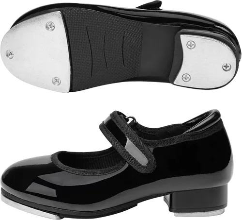 Miniatura 8 de Stelle Zapatos de baile de piel sintética para niñas y niños pequeños (niños pequeñosniños grandes)