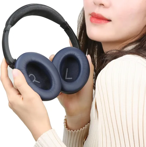 Miniatura 57 de Almohadillas para los oídos para Bose QuietComfort 45 QC45 QC35 ii QC35, cojines de cuero de piel de cordero para auriculares profesionales, QC45