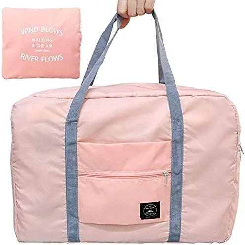 Miniatura 9 de Bolsa de viaje plegable, almacenamiento de equipaje para deportes, gimnasio, resistente al agua, lona de nailon para hombres, mujeres, 32 litros