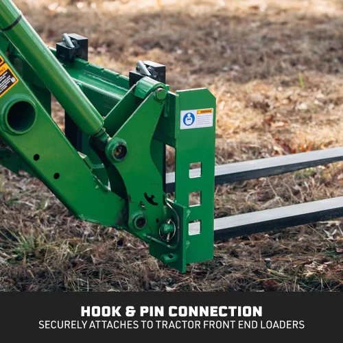 Miniatura 5 de Titan Attachments Economy Series Pallet Horquilla Marco, cuchillas de horquilla de 36.0 in, gancho & Pin estilo de montaje, clasificado 4000 libras