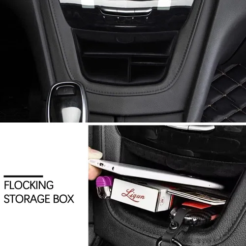 Miniatura 5 de Para Cadillac XT5 XT6 accesorios Caja de almacenamiento de consola central compatible con 2023 2022 2021 2020 2019 2018 2017 2016/2023-2020 Insertar