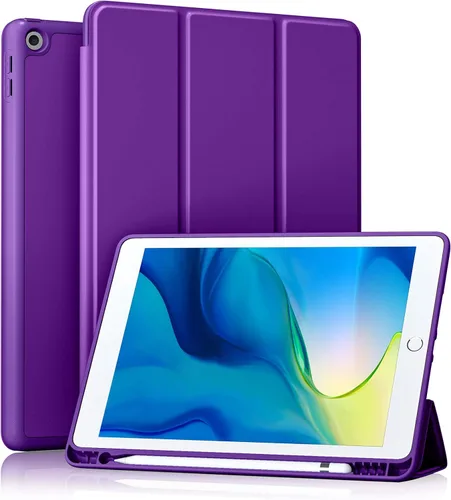 Miniatura 35 de Akkerds - Funda Compatible con iPad de 10.2 Pulgadas 2021/2020/2019, para iPad de 9ª/8ª/7ª Generación con Soporte para Lápiz, Funda Protectora