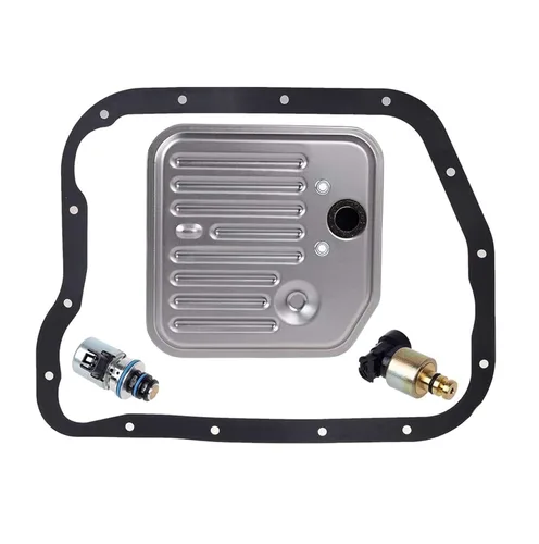HERCOO Sensor de presión del gobernador y solenoide EPC para transmisión A500 44RE con kit de filtro de junta compatible con Jeep Grand Cherokee