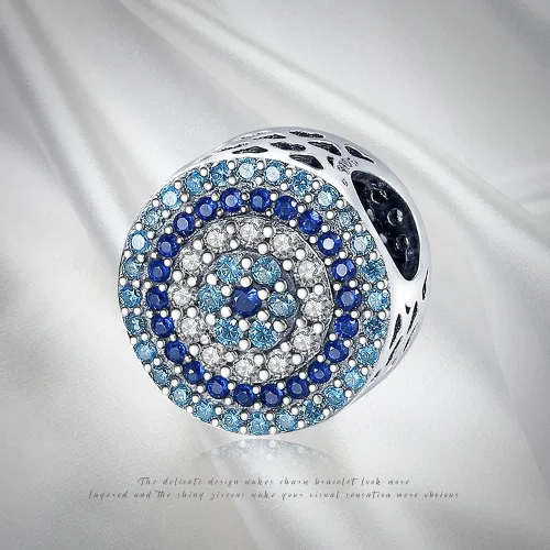 Miniatura 6 de Pandach Dijes de plata de ley 925 para pulseras y collares, colgantes de mariposa y auriculares, dijes de trébol, joyería de regalo para mujeres