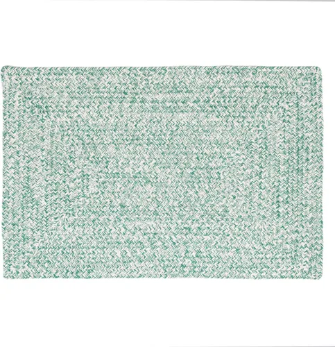 Miniatura 44 de Super Area Rugs Farmhouse - Alfombra trenzada de algodón reversible para cocina, gris y blanco, 4 x 6 pies, ovalada
