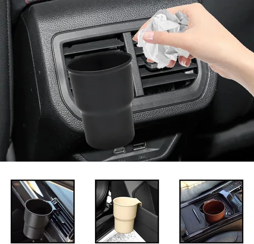 Miniatura 7 de Gancho para portavasos de automóvil, expansor de portavasos de automóvil, contenedor de botella de bebida para vehículo con clips de ventilación