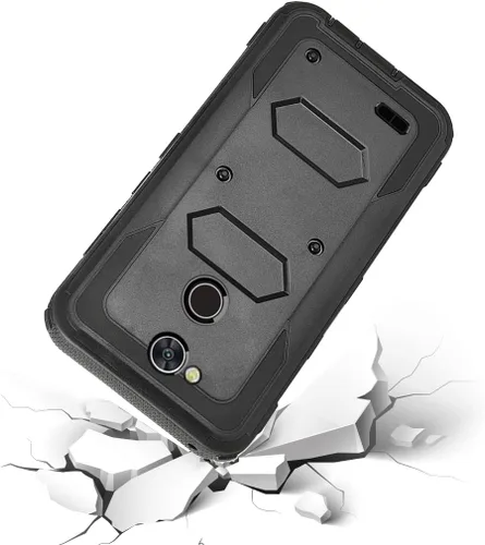 Miniatura 5 de Asuwish Funda de teléfono para LG X Charge/Fiesta 2 LTE/X Power 3/X5/LV7, híbrida, a prueba de golpes, a prueba de caídas, accesorios de celda