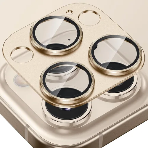 Miniatura 9 de Tensea Protector de lente de cámara para iPhone 16 Pro/iPhone 16 Pro Max/iPhone 15 Pro/iPhone 15 Pro Max, cubierta de vidrio templado de aleación