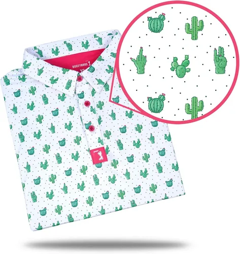 Miniatura 2 de Bogey Bros - Divertidas camisas polo de golf de manga corta para hombre, con elástico de 4 vías y protección FPU 50