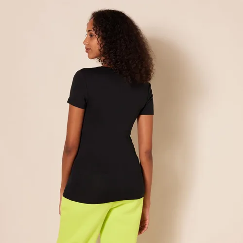 Miniatura 4 de Tienda Essentials Womens Slim-Fit Short-Sleeve V-Neck T-Shirt
