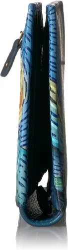 Miniatura 3 de Anna By Anuschka Cartera de cuero genuino pintada a mano para mujer