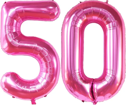 Miniatura 10 de KatchOn - Globo negro grande del número 50, 40 pulgadas, decoraciones de cumpleaños 50 negro sobre la colina para hombres y mujeres, decoraciones