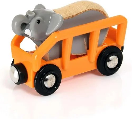 Miniatura 5 de BRIO World 33960 Safari Adventure Set - Juego de tren de juguete de madera con certificación FSC de 26 piezas para niños a partir de 3 años Juego