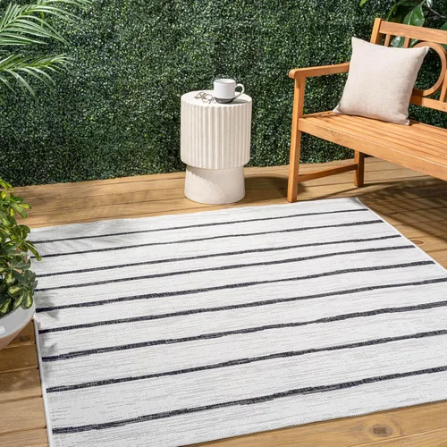 Miniatura 13 de JONATHAN Y SMB125D-210 - Alfombra de pasillo para interiores/exteriores, diseño bereber a rayas, fácil de limpiar, de alto tráfico, apta