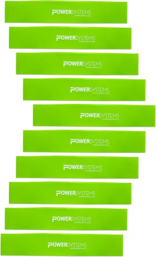 Miniatura 8 de Power Systems Versa Loops Commercial Grade Resistance Bands 10 Pack Color Coded Exercise Loop Bands for Strength Training Physical Therapy Home Gym