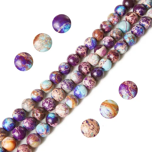 Miniatura 12 de 100 cuentas de piedras preciosas de jade rosa y amarillo de 8 mm, cuentas naturales, cuentas sueltas redondas para hacer joyas Jade rosa amarillo