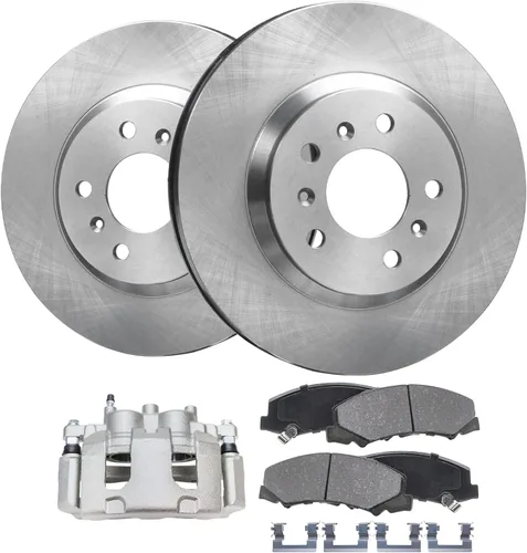 Miniatura 36 de Detroit Axle - 4 rotores de freno para Ford 2012 2013 2014 F-150 Lobo, repuesto de rotores de freno de disco: rotor delantero de 13.78 pulgadas