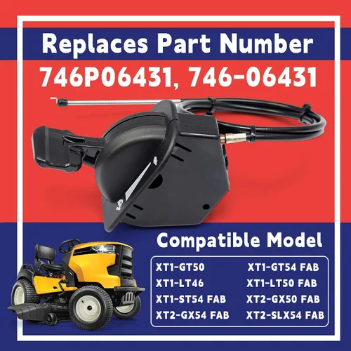 Miniatura 3 de 746P06431 Reemplazo del cable del acelerador/estrangulador para CUB Cadet Enduro Lawn Mover Tractor Modelo XT1 XT2 SLX54 GX54 GX50 ST54