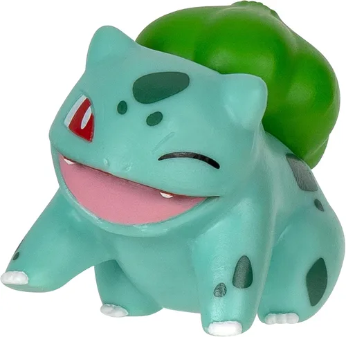 Miniatura 5 de Set de Pokémon - Figura de Batalla de Bulbasaur de 2 Pulgadas con Clip ‘N’ Go con Bola Nido y Accesorios de Poké Ball